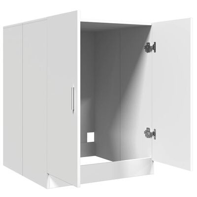 Wasmachinekast wit 71x71,5x91,5cm -55%!
