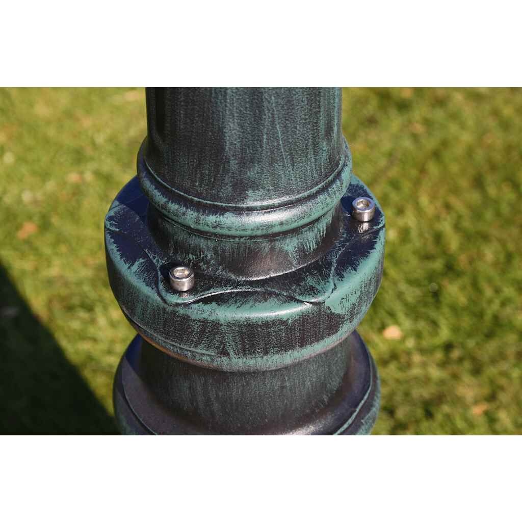 Tuinlantaarn Brighton 3-arms 230cm - Donkergroen/Zwart - 35% Korting!