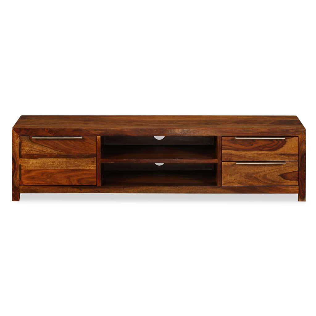 vidaXL TV-Meubel Sheeshamhout 120cm - 35% Korting!