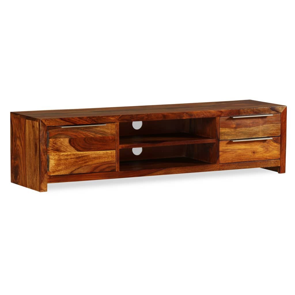 vidaXL TV-Meubel Sheeshamhout 120cm - 35% Korting!