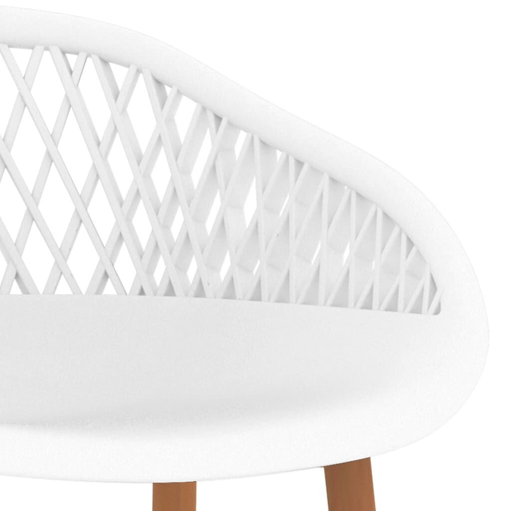 VidaXL Barkrukken (4 stuks) Wit - 42% Korting! Gebruikssporen