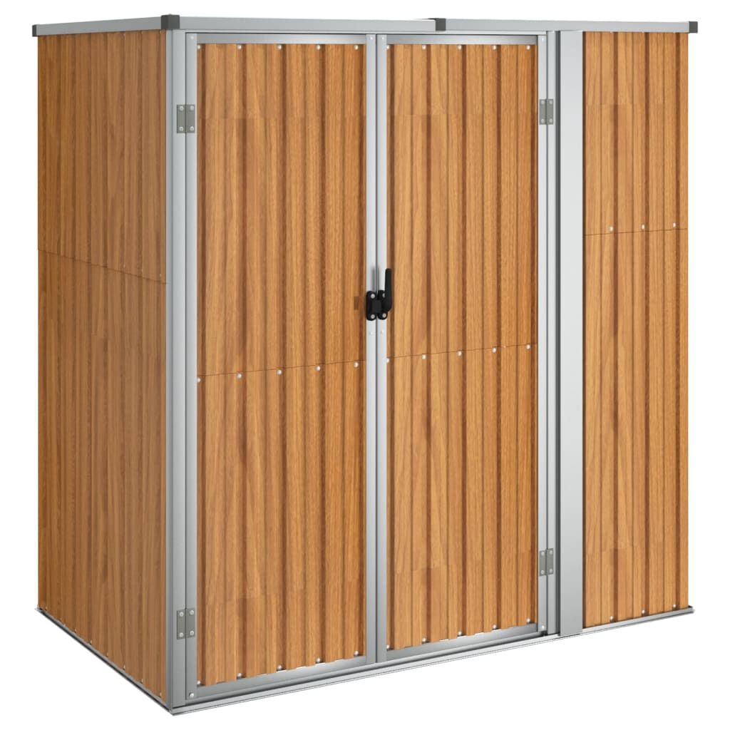 Tuinschuur Gegalvaniseerd Staal Bruin - 161cm - 35% Korting!