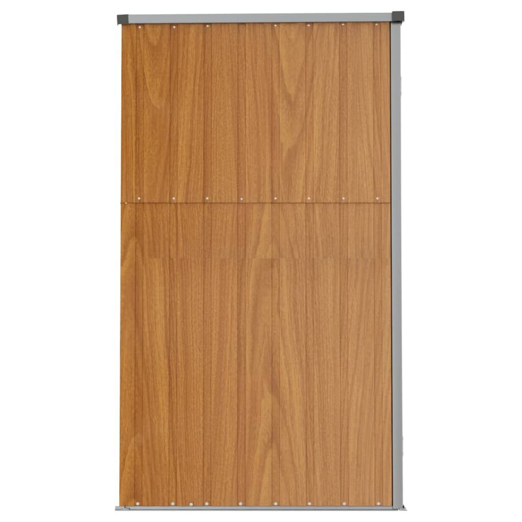 Tuinschuur Gegalvaniseerd Staal Bruin - 161cm - 35% Korting!