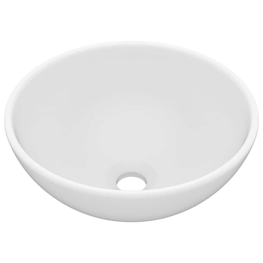 vidaXL Wastafel Matwit Ø32,5cm - 47% Korting! Retourdeal