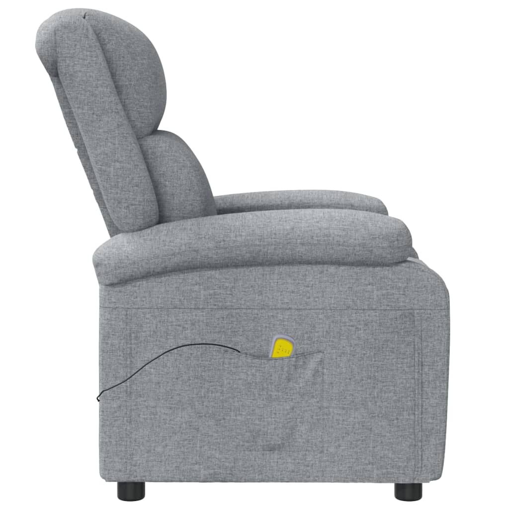vidaXL Massagestoel Lichtgrijs - 42% Korting! (Geretourneerd)