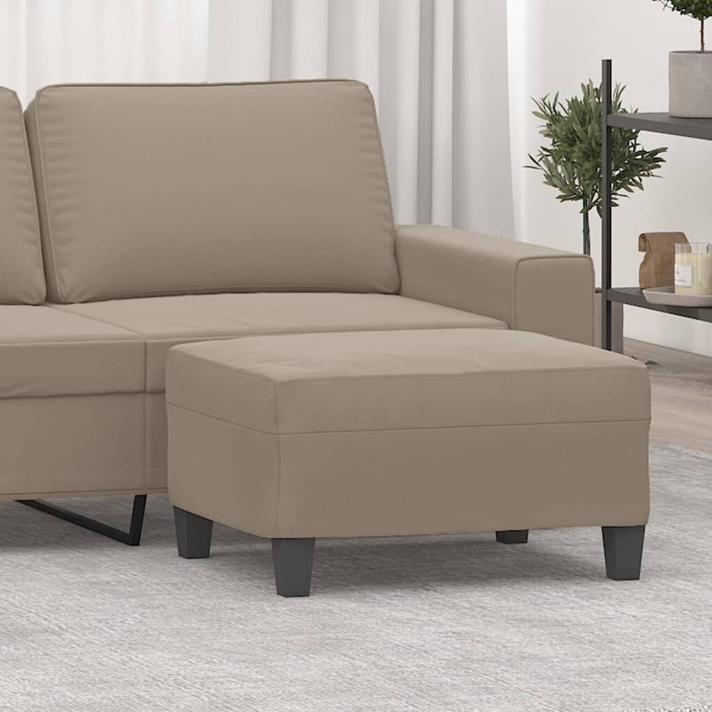 vidaXL Voetenbank Taupe 70x55cm - 35% Korting!
