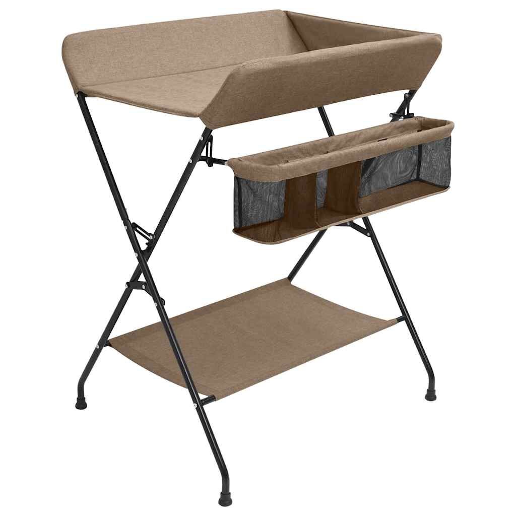 vidaXL Verschoontafel Taupe - 35% Korting! Nieuw in Goede Doos