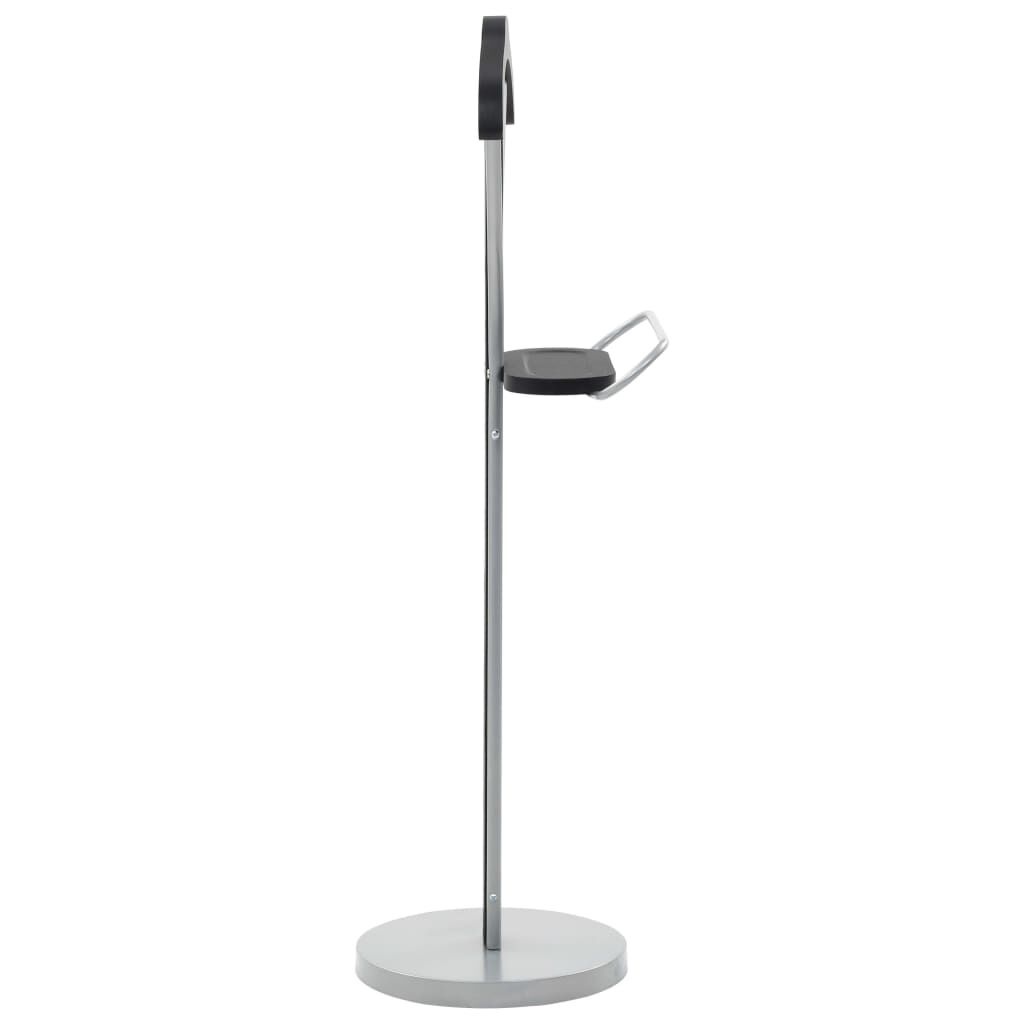vidaXL Kledingbutler Zwart/Grijs -55% Korting! Gebruikssporen