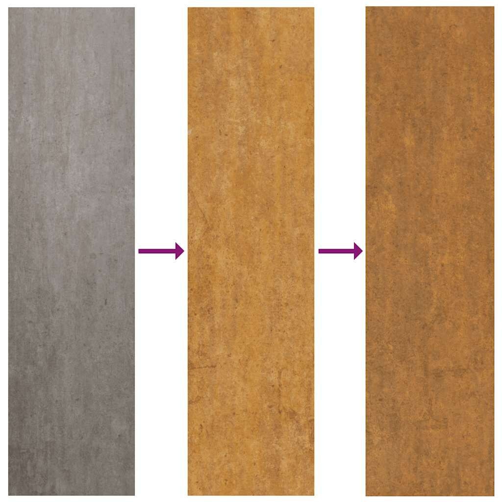 Poort Cortenstaal Grasdesign 105x180cm - 42% Korting!