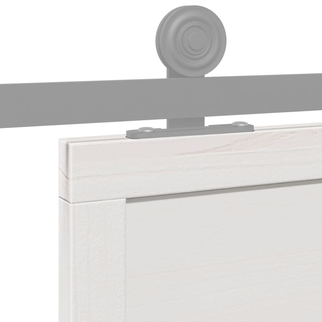 vidaXL Schuifdeur Grenenhout Wit 100x208cm - 35% Korting!