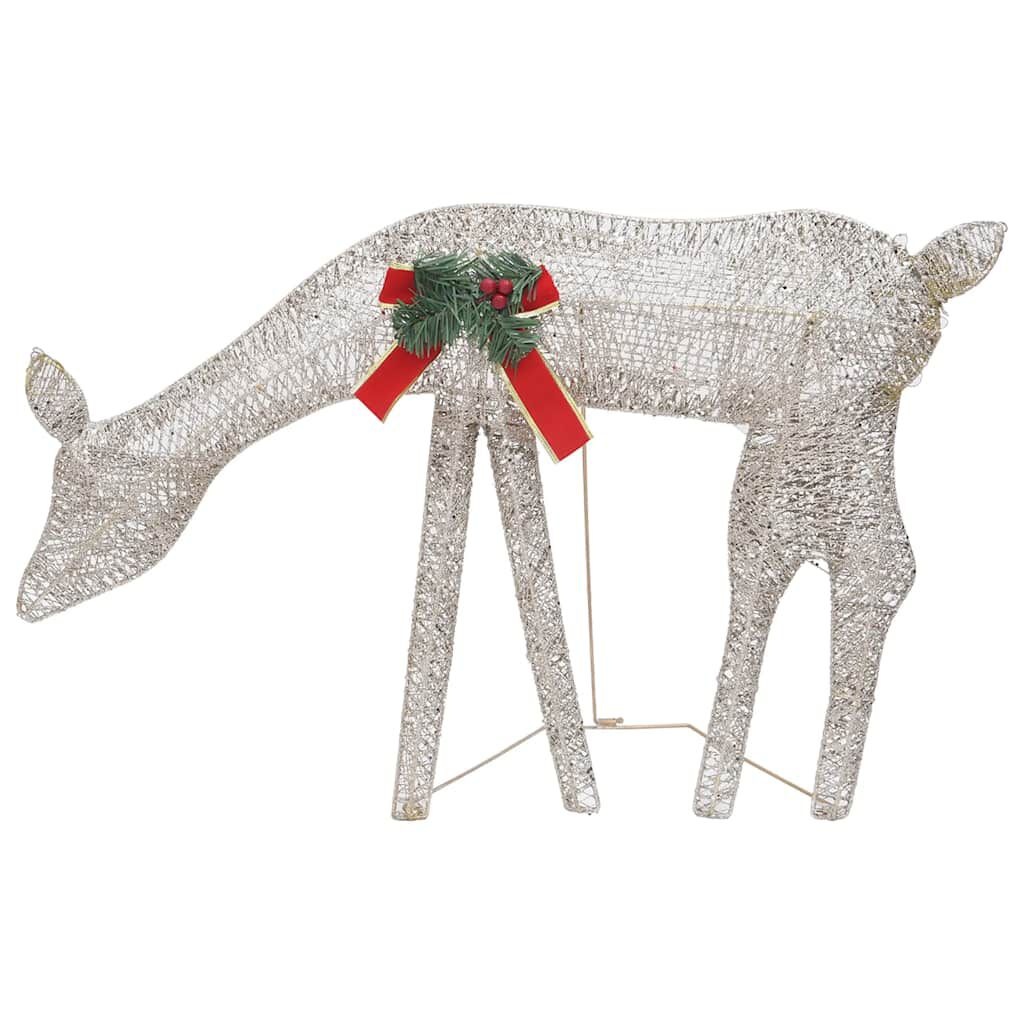 Kerst Rendierfamilie Goud - 270cm - Warm Wit - 42% Korting!