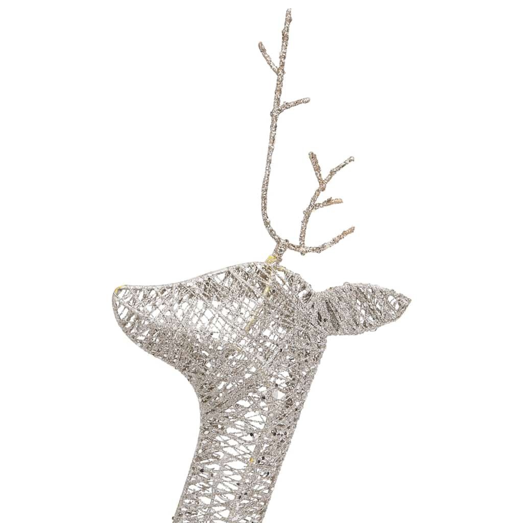 Kerst Rendierfamilie Goud - 270cm - Warm Wit - 42% Korting!