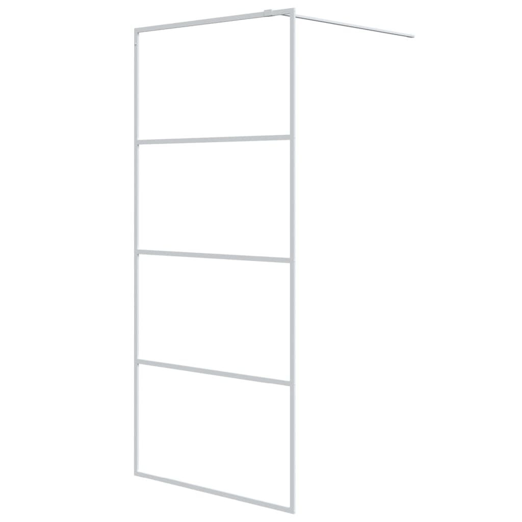 Inloopdouchewand 90x195cm Wit - 35% Korting!