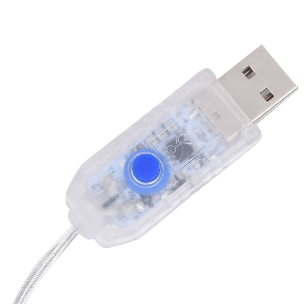 Kerstrendieren 2 st LED zilver -42% KORTING!