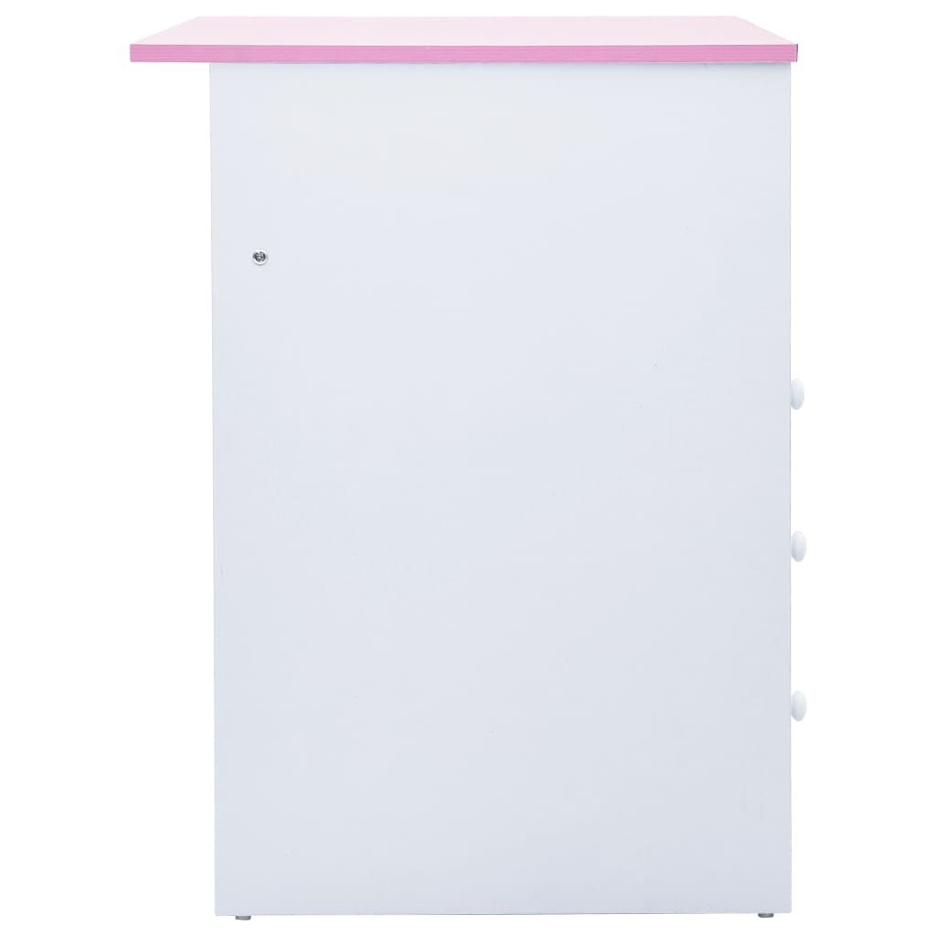 Kindertekentafel/-bureau Roze/Wit - Kantelbaar - 35% Korting!