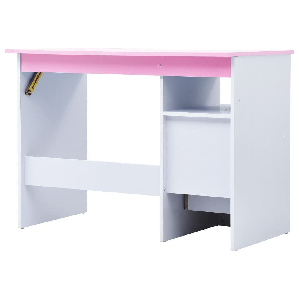 Kindertekentafel/-bureau Roze/Wit - Kantelbaar - 35% Korting!