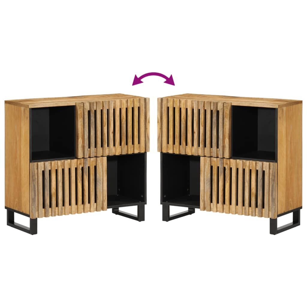 vidaXL Dressoir Mangohout 80cm - 35% Korting! (Lichte Schade)