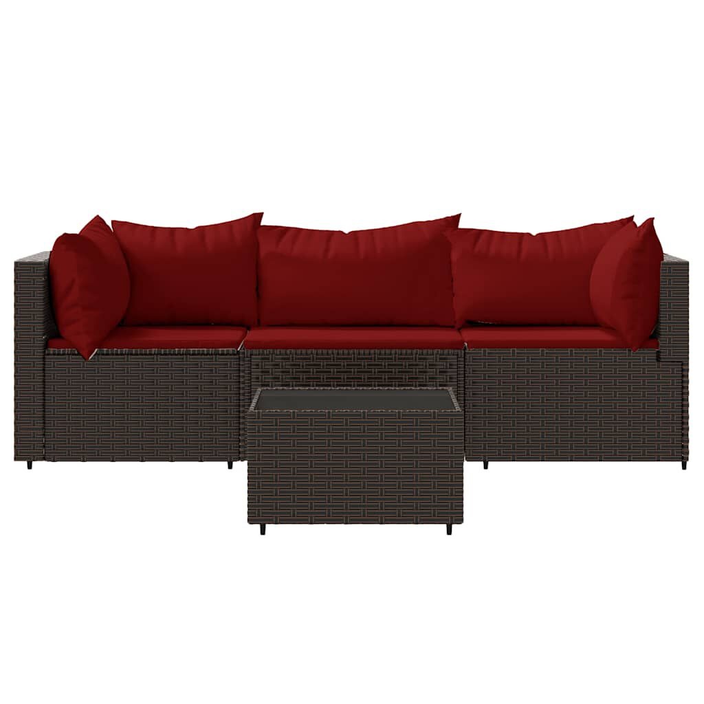 VidaXL Loungeset Bruin 4-delig -45%! Beschadigd