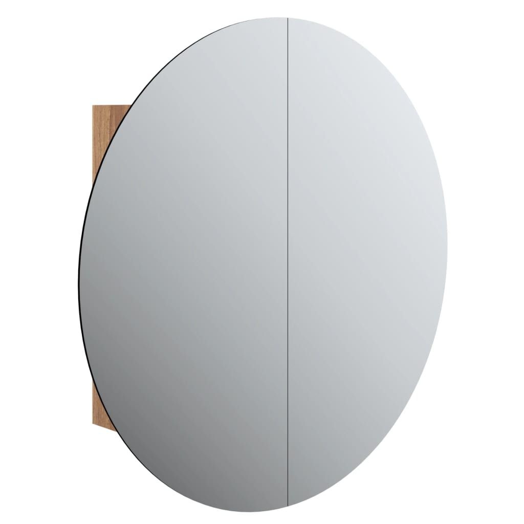 vidaXL Badkamerkast Spiegel+LED Eiken 54cm -51% Korting! (Beschadigd)