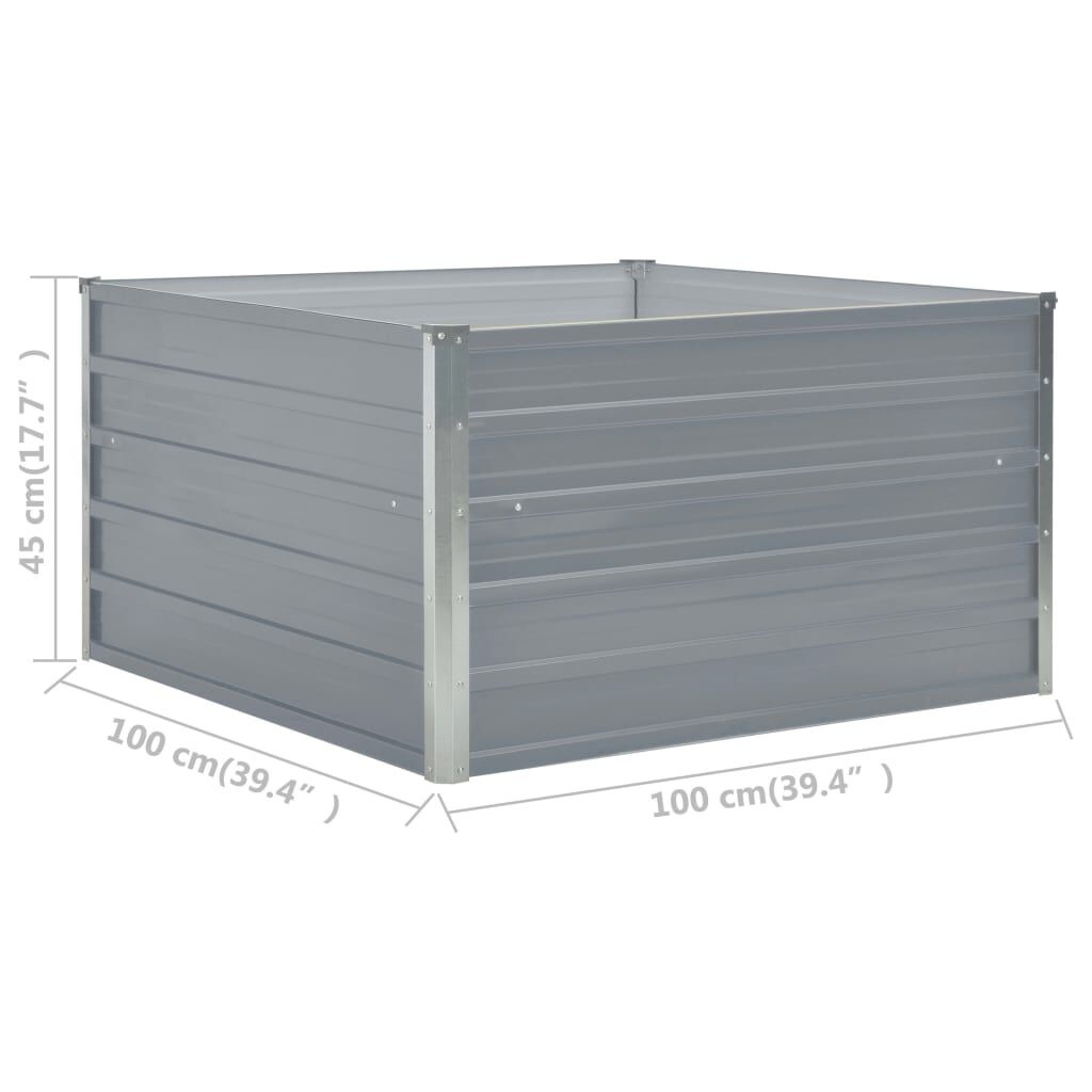VidaXL Verhoogde Plantenbak 100x100cm - 35% Korting!