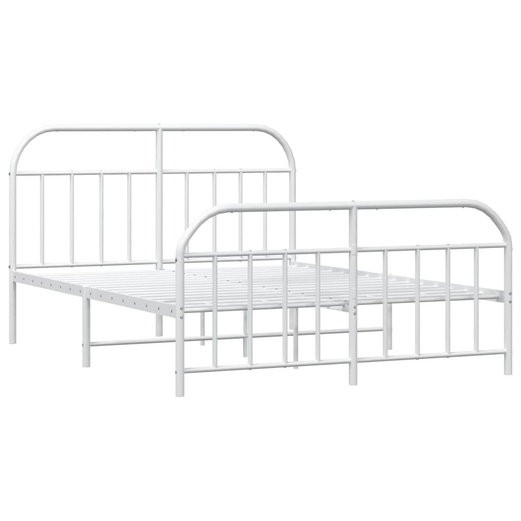 VidaXL Bedframe Wit 140x190 - 35% Korting! (Retour)