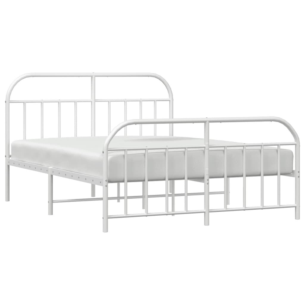 VidaXL Bedframe Wit 140x190 - 35% Korting! (Retour)