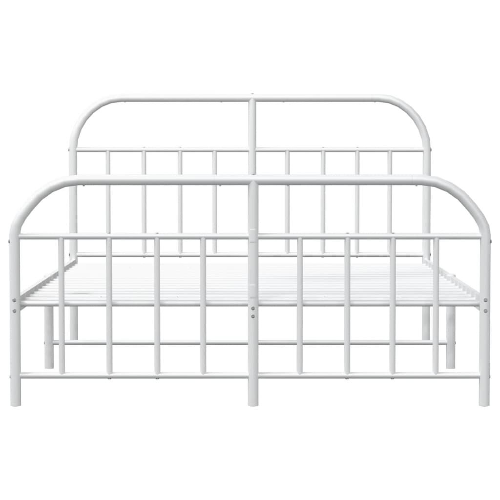 VidaXL Bedframe Wit 140x190 - 35% Korting! (Retour)