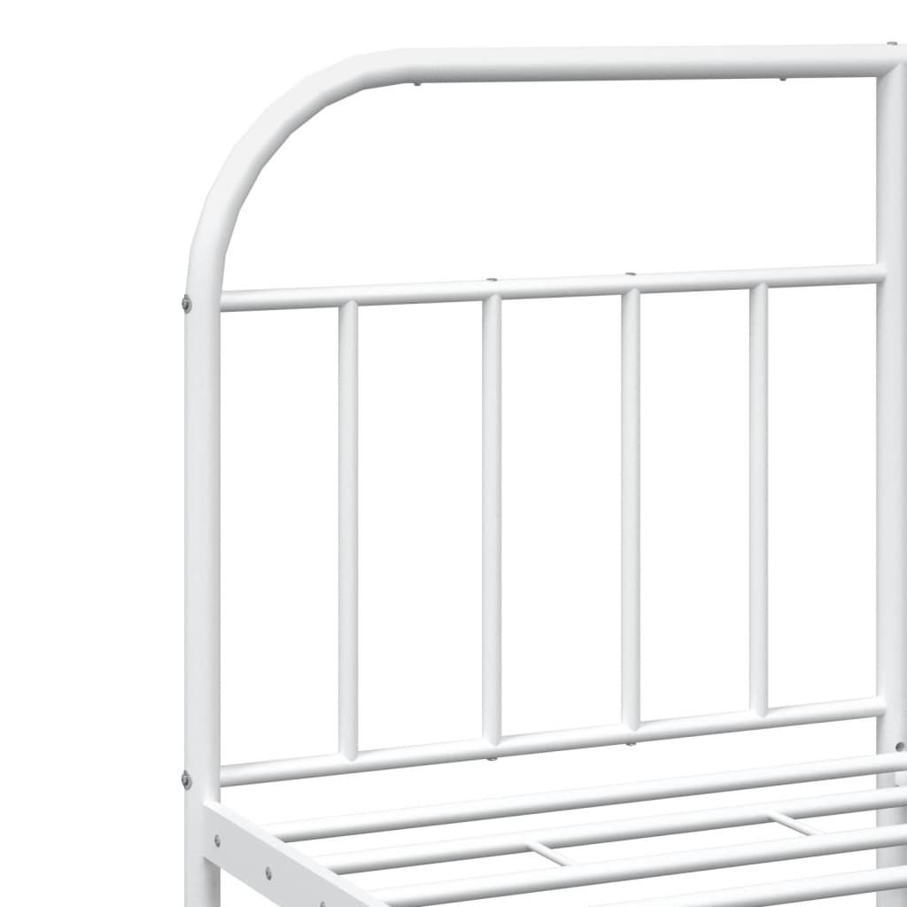 VidaXL Bedframe Wit 140x190 - 35% Korting! (Retour)