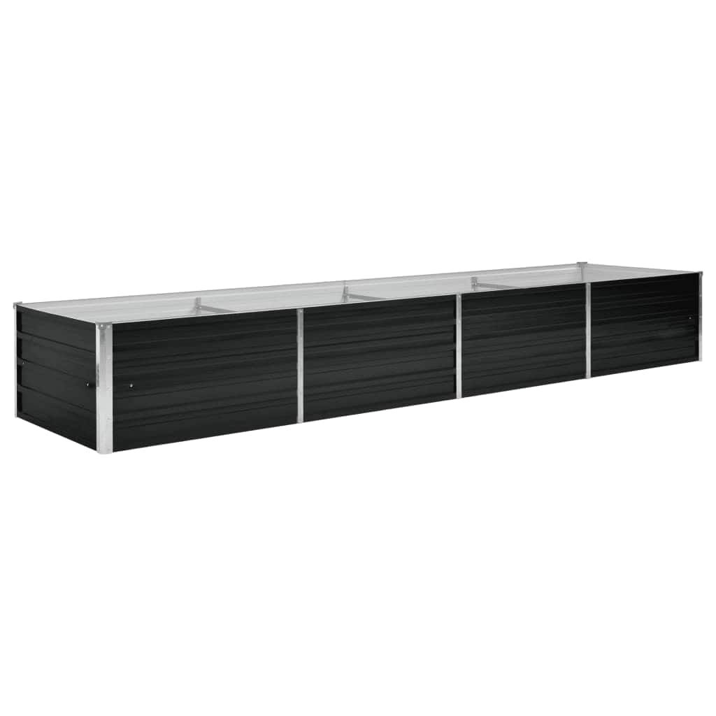 vidaXL Verhoogde Plantenbak 320cm Antraciet - 35% Korting!