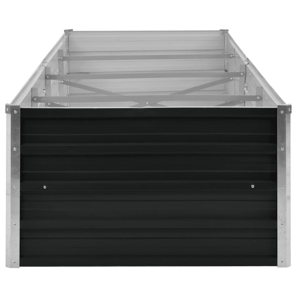 vidaXL Verhoogde Plantenbak 320cm Antraciet - 35% Korting!