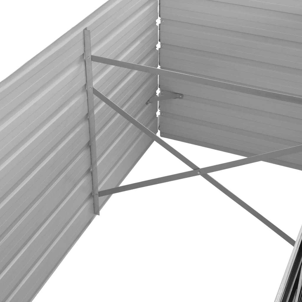 vidaXL Verhoogde Plantenbak 320cm Antraciet - 35% Korting!