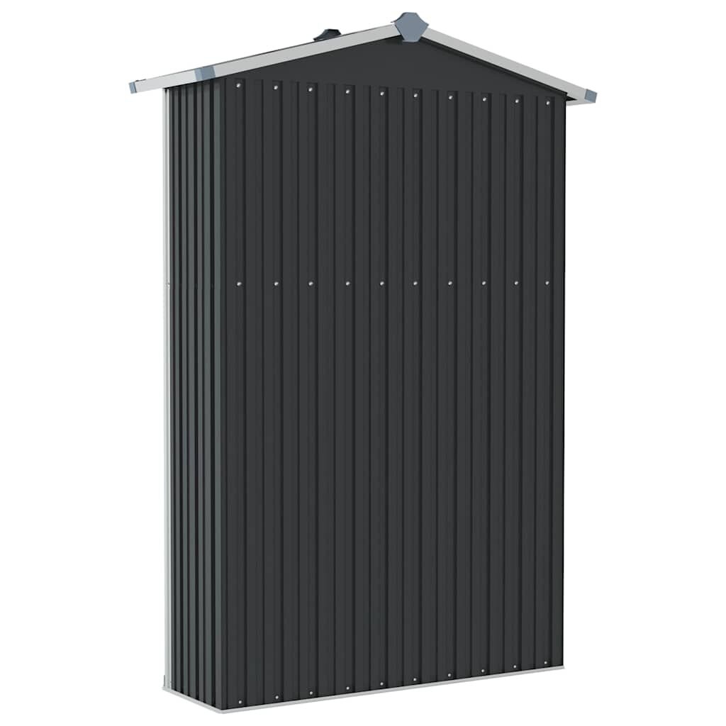 Tuinschuur Gegalvaniseerd Staal Grijs - 116x45x175cm - 35% Korting!