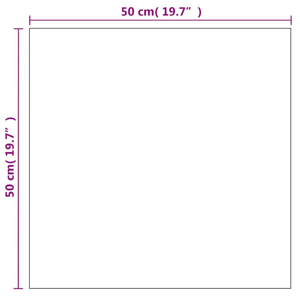 vidaXL Wandspiegel Vierkant 50x50 cm - 35% Korting!