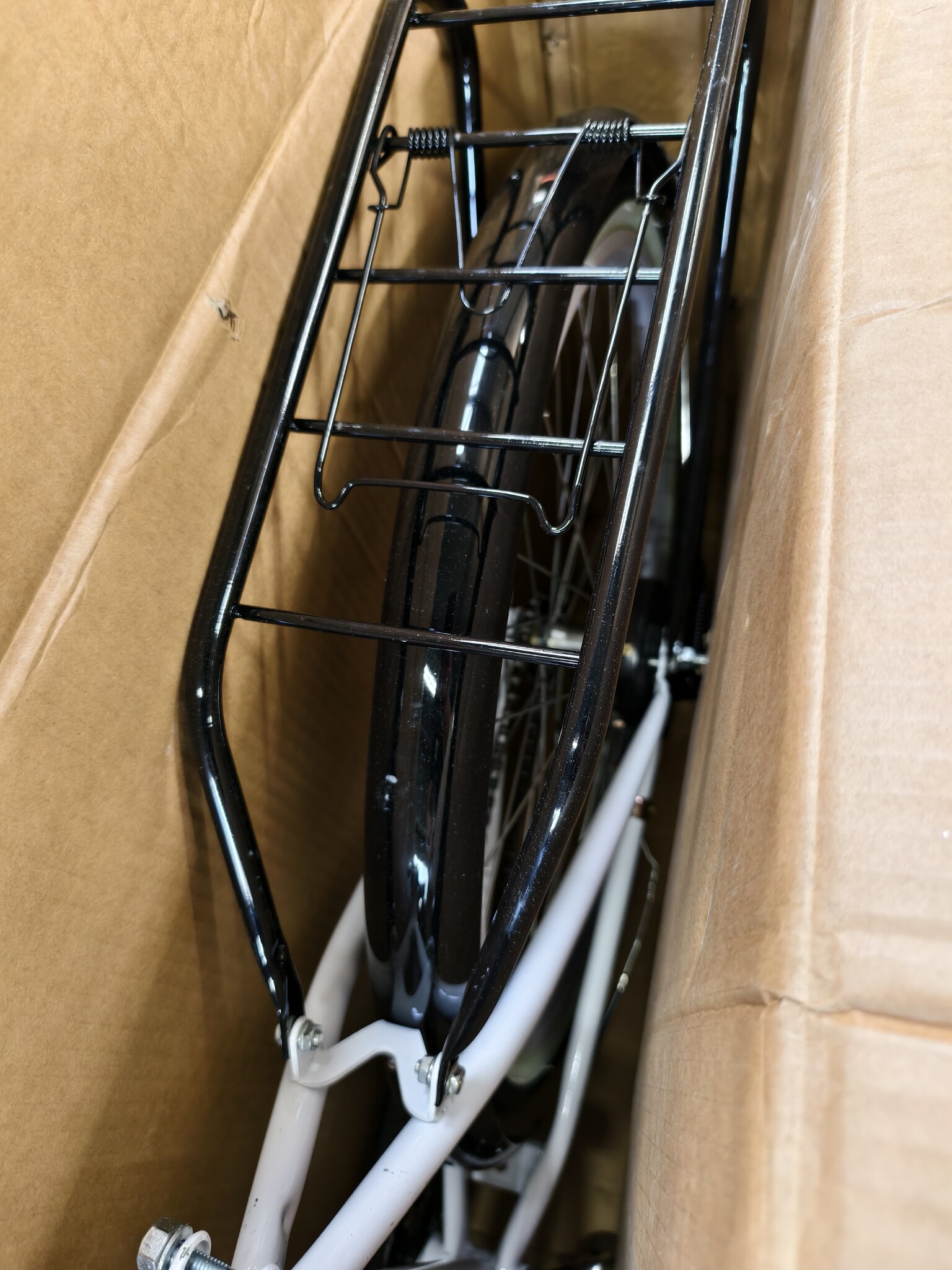 Meisjesfiets 26 inch Zwart/Wit - 60% Korting! (Defecte Rem)