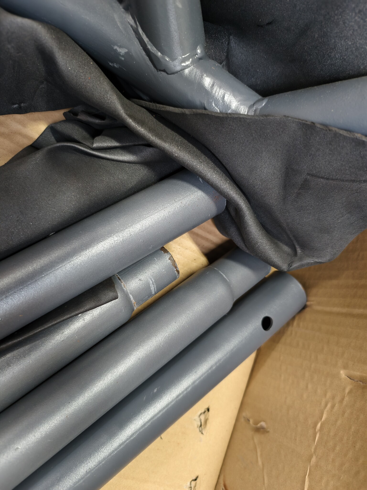 Inklapbare Hangstoel Egg Chair Grijs - 55% Korting! (Excl. Schroeven)