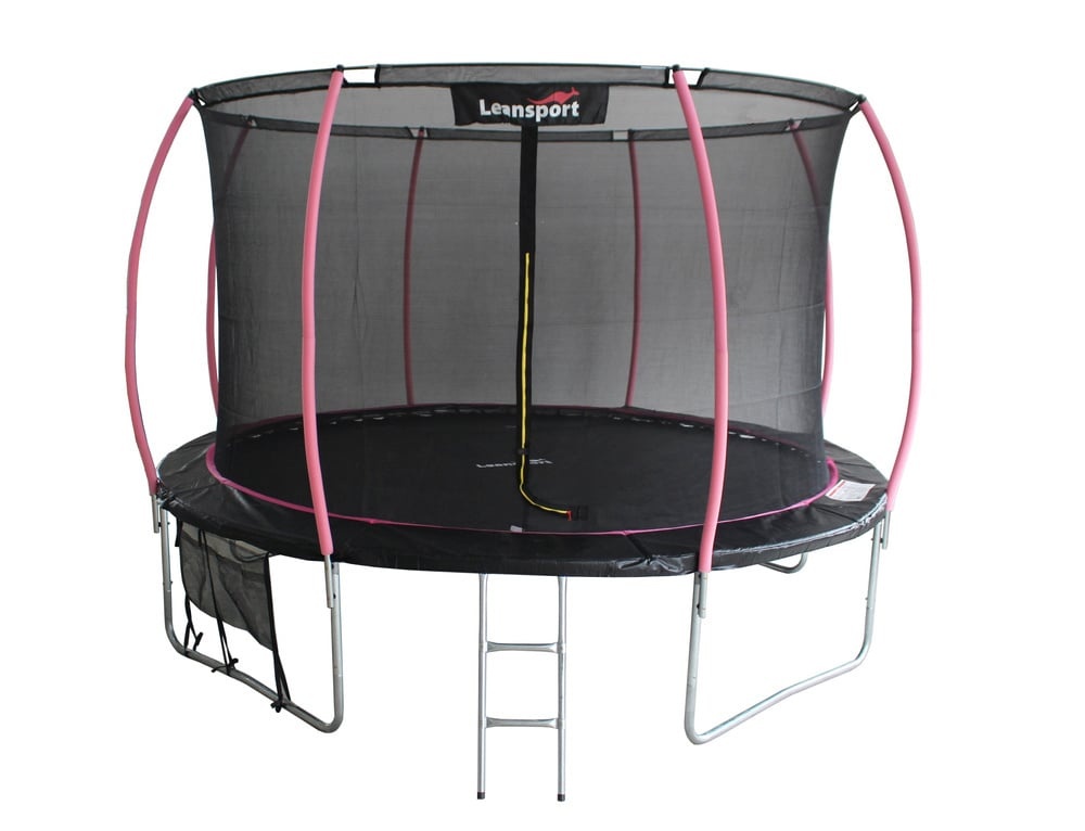 Trampoline 244 cm - Zwart (i.p.v. Roze/Zwart) - 50% Korting!