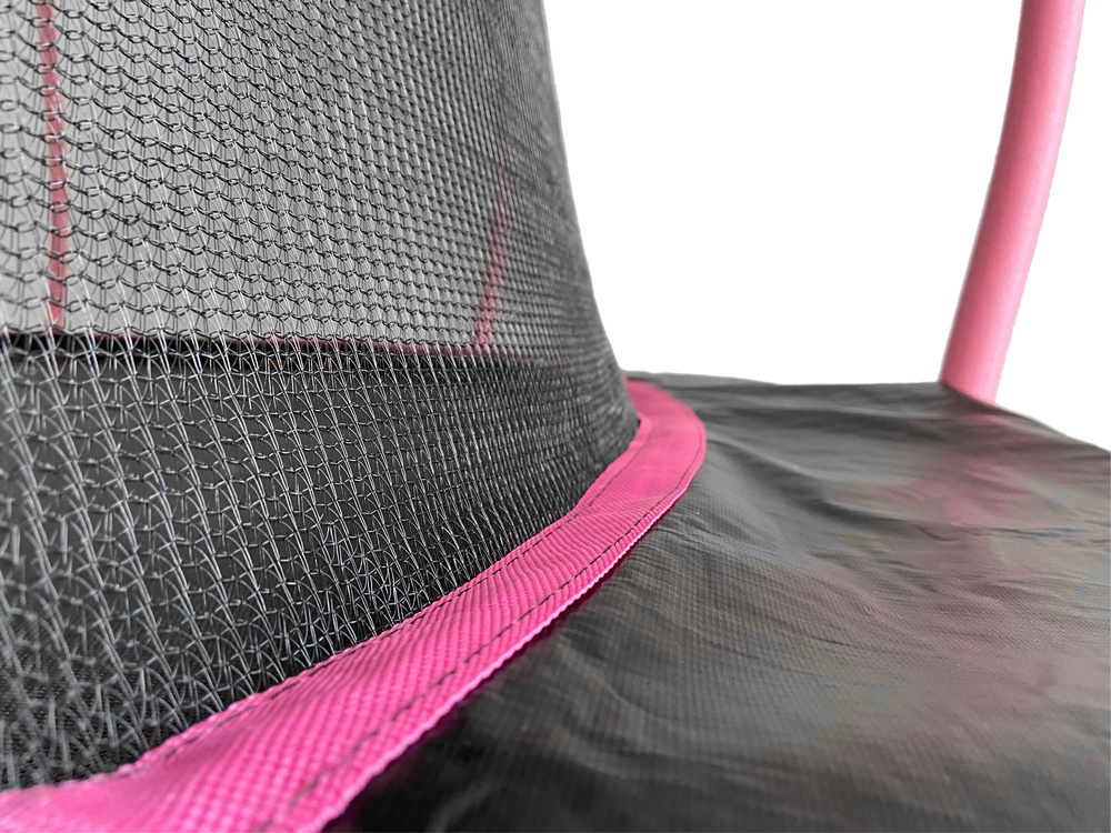 Trampoline 244 cm - Zwart (i.p.v. Roze/Zwart) - 50% Korting!