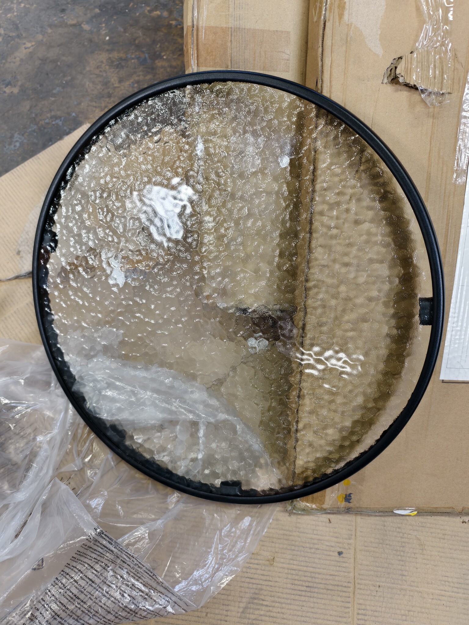Terrastafel Glas 60cm - Modern Design - 55% Korting!