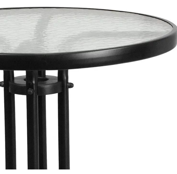 Terrastafel Glas 60cm - Modern Design - 55% Korting!