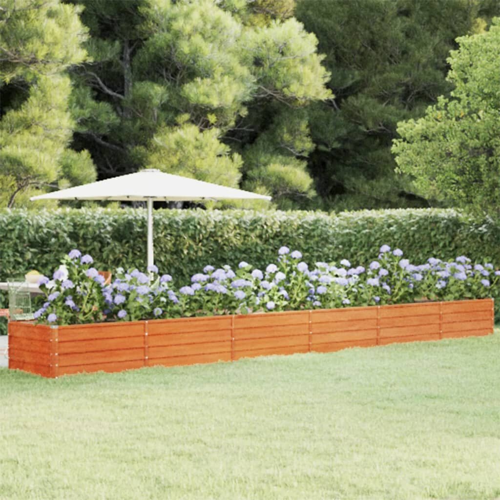 VidaXL Cortenstaal Plantenbak 600cm - 35% Korting! Roest Look