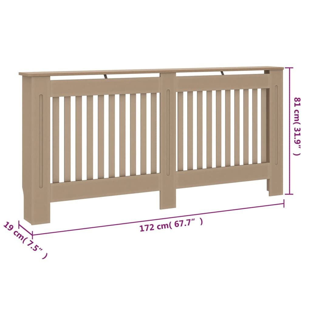 vidaXL Radiatorombouw 172cm MDF - 35% Korting!