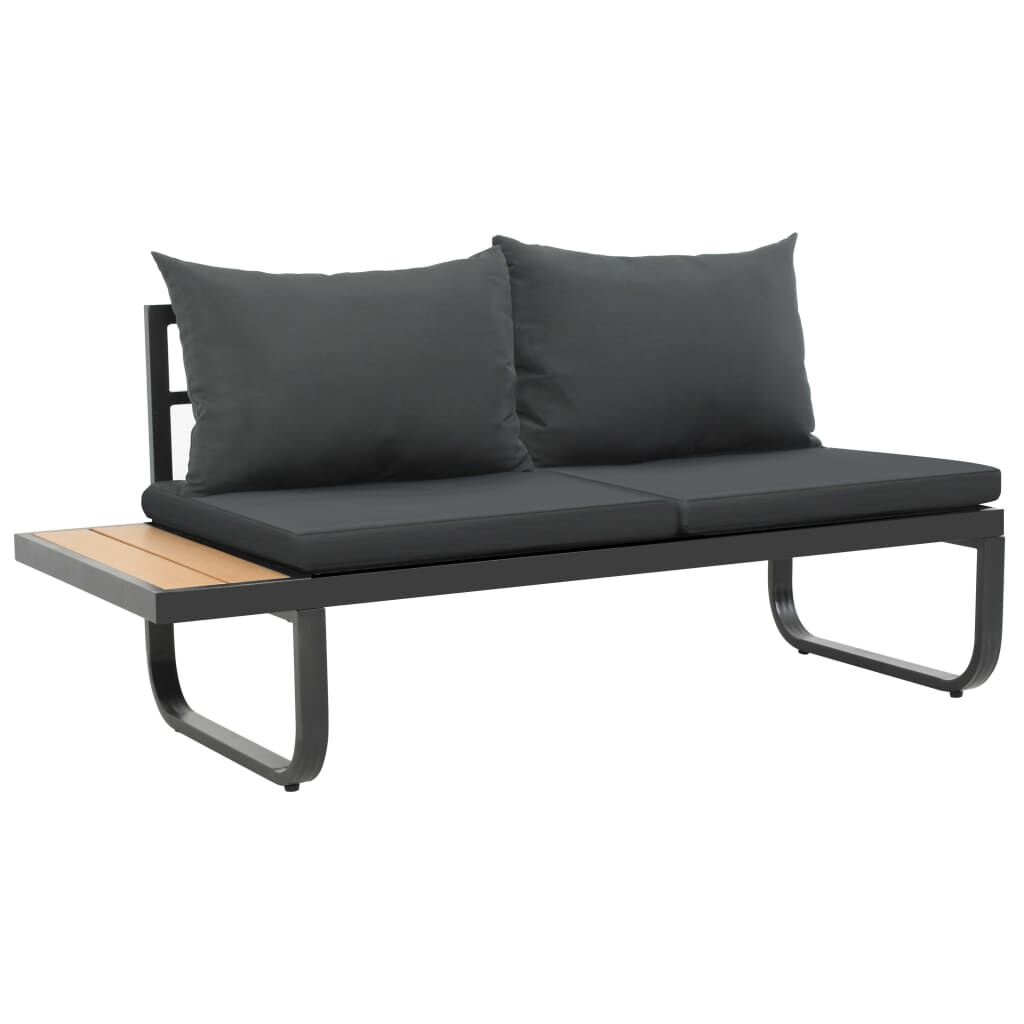 Tuinhoekbankset vidaXL (2-dlg) met kussens -35%
