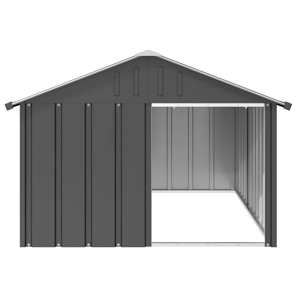 VidaXL Hondenhok Antraciet - 116,5x153x81,5cm - 35% Korting!