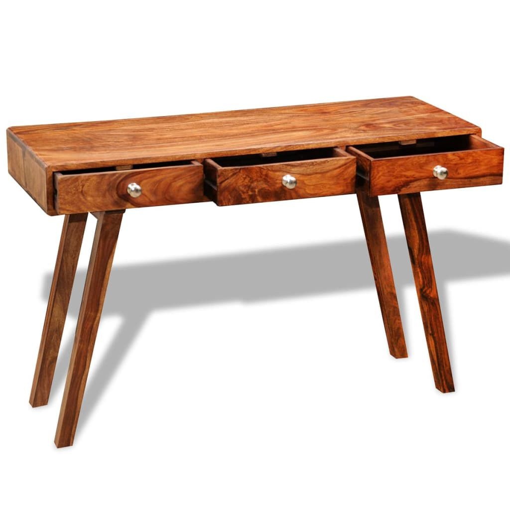 Sheesham Wandtafel met 3 Lades - 35% Korting!