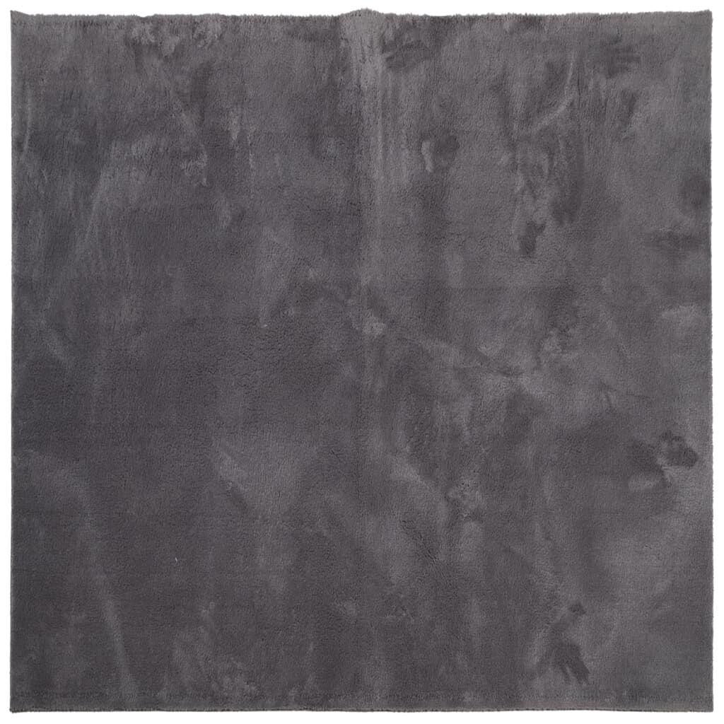 vidaXL Vloerkleed 120x120 Antraciet - 35% Korting!