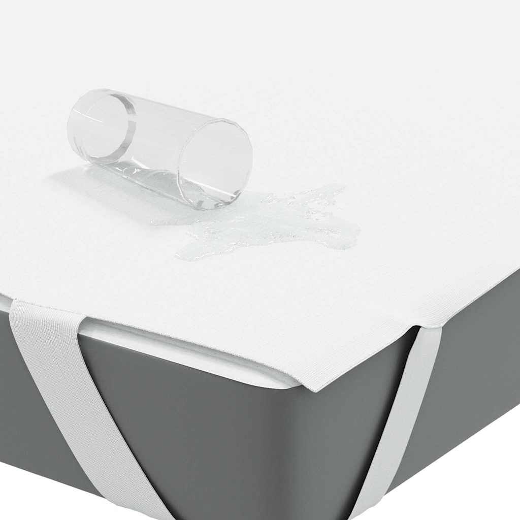vidaXL Waterdichte Matrasbeschermer 100x220cm Wit - 62% Korting!