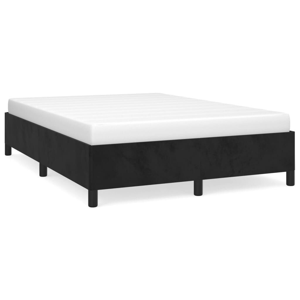 vidaXL Bedframe 140x200 Zwart Fluwelen Look -35% Korting!