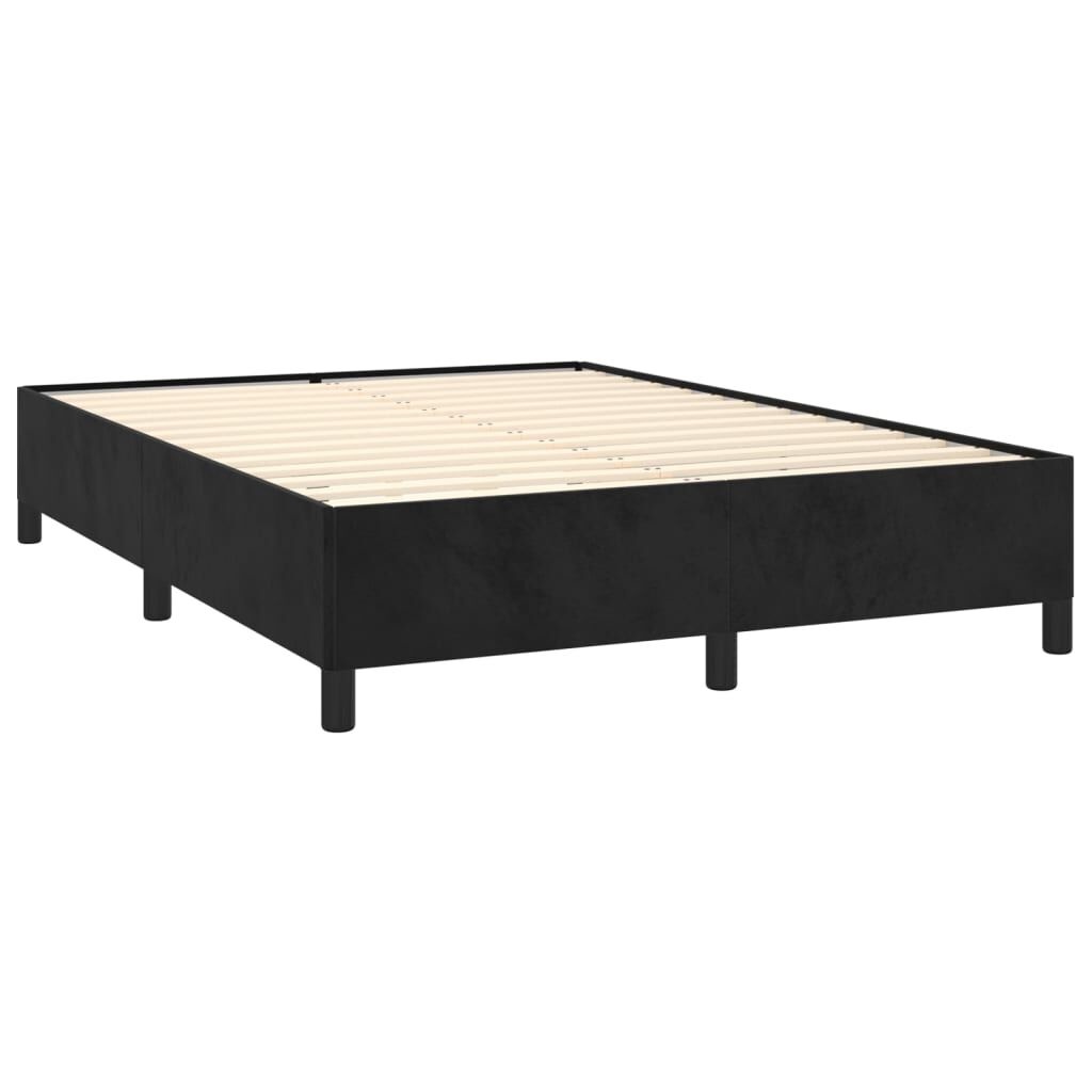 vidaXL Bedframe 140x200 Zwart Fluwelen Look -35% Korting!