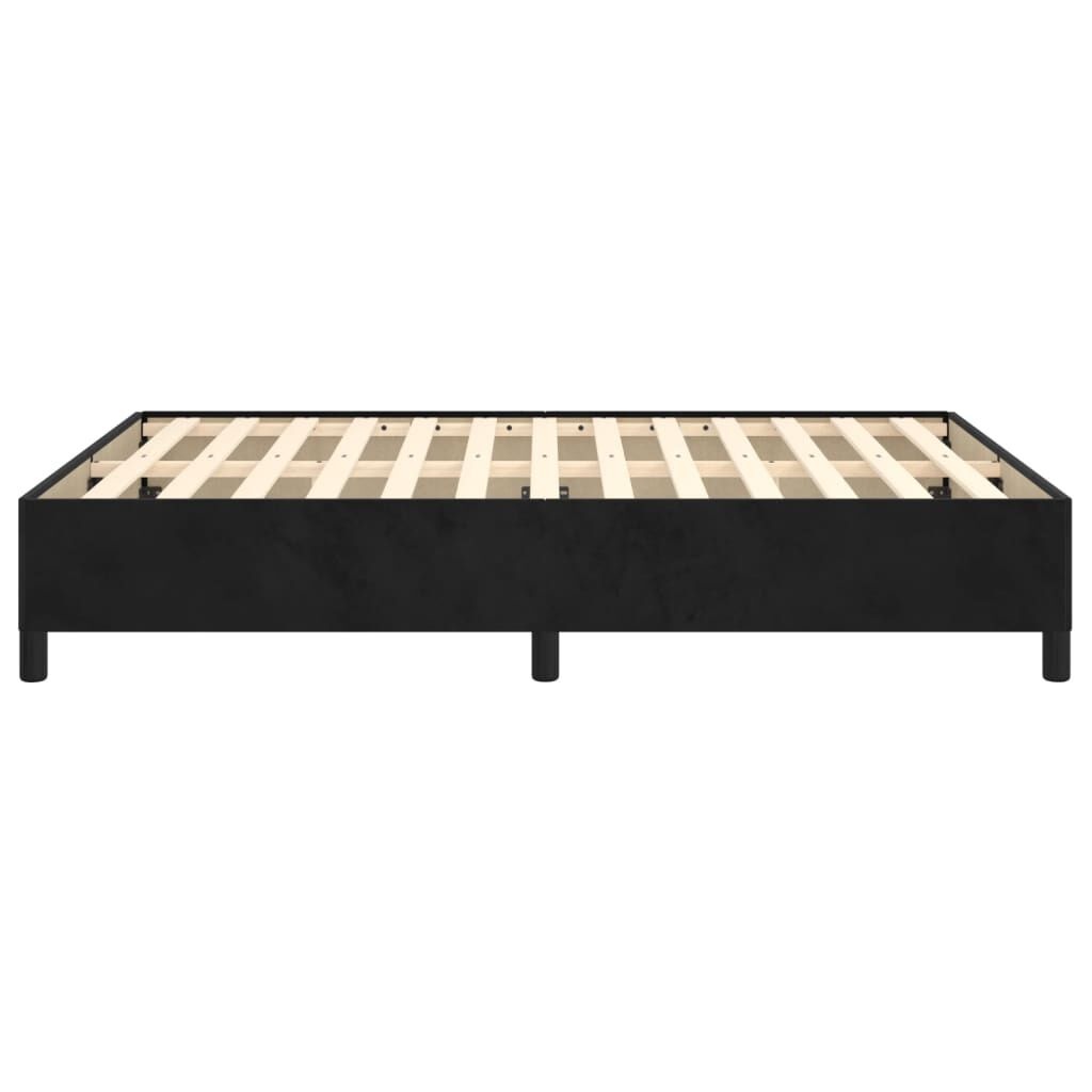 vidaXL Bedframe 140x200 Zwart Fluwelen Look -35% Korting!