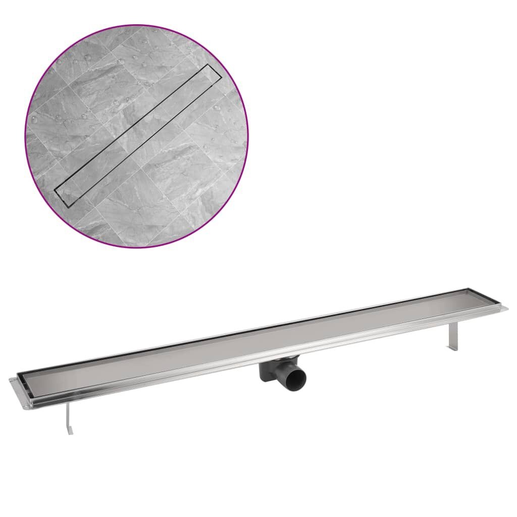 vidaXL Rechthoekig Doucheputje 1030x140mm - 35% Korting!